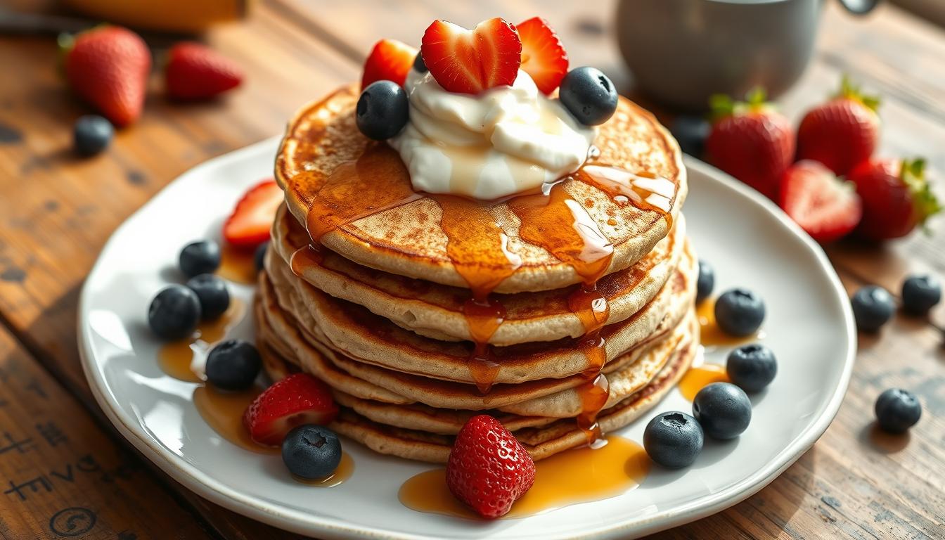 Banana Oat Pancakes