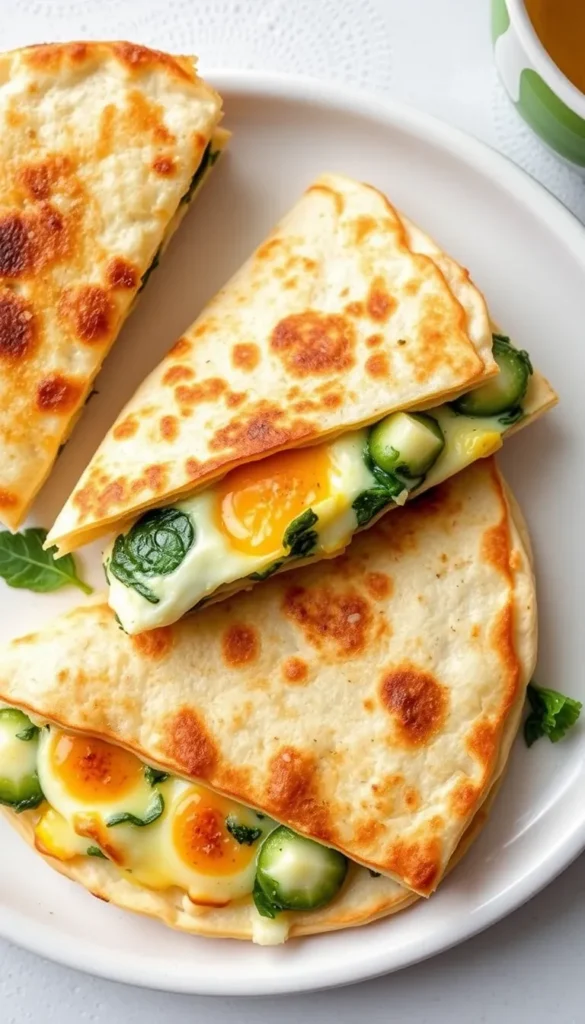 Egg and Spinach Breakfast Quesadillas resultat 2