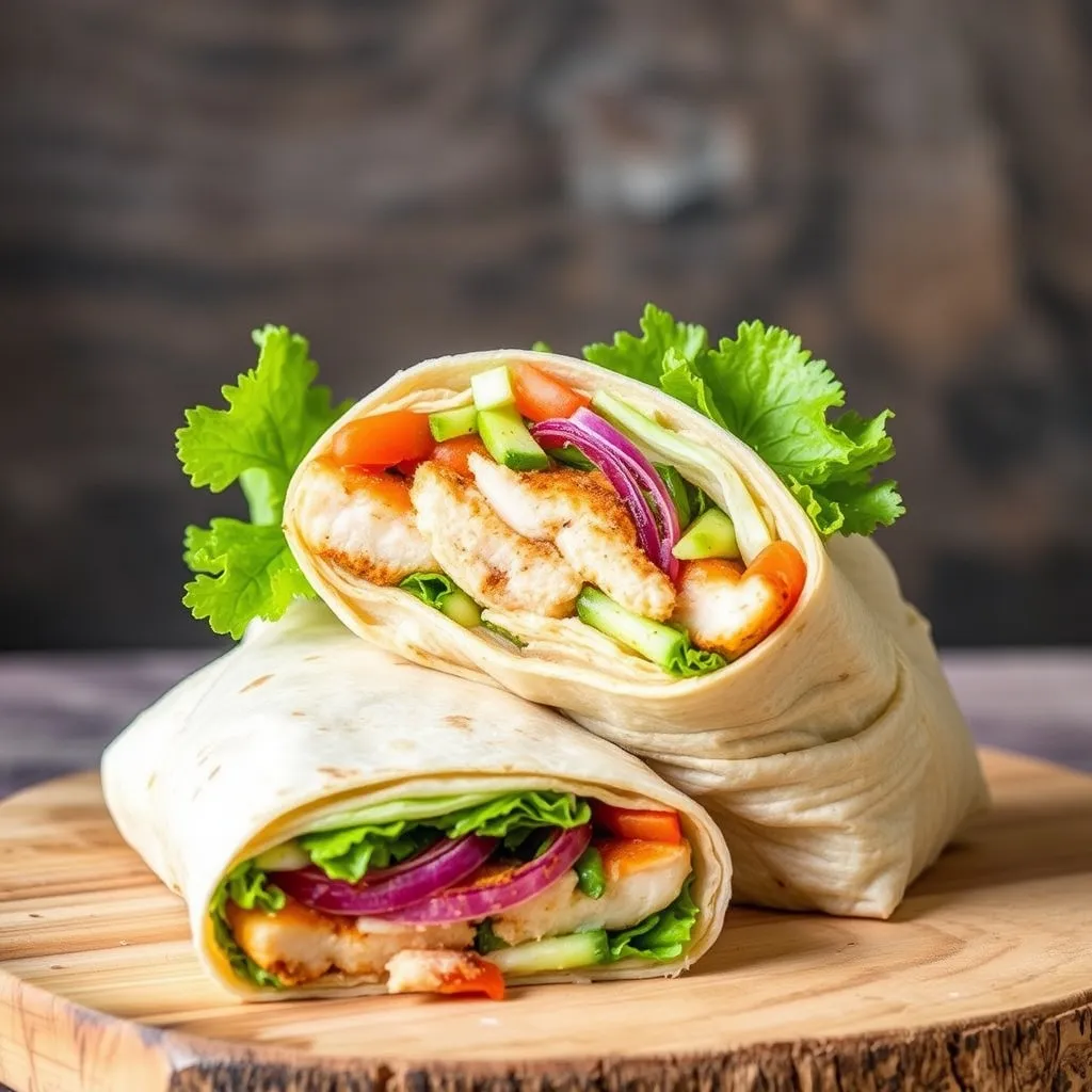 Fish burger wraps1