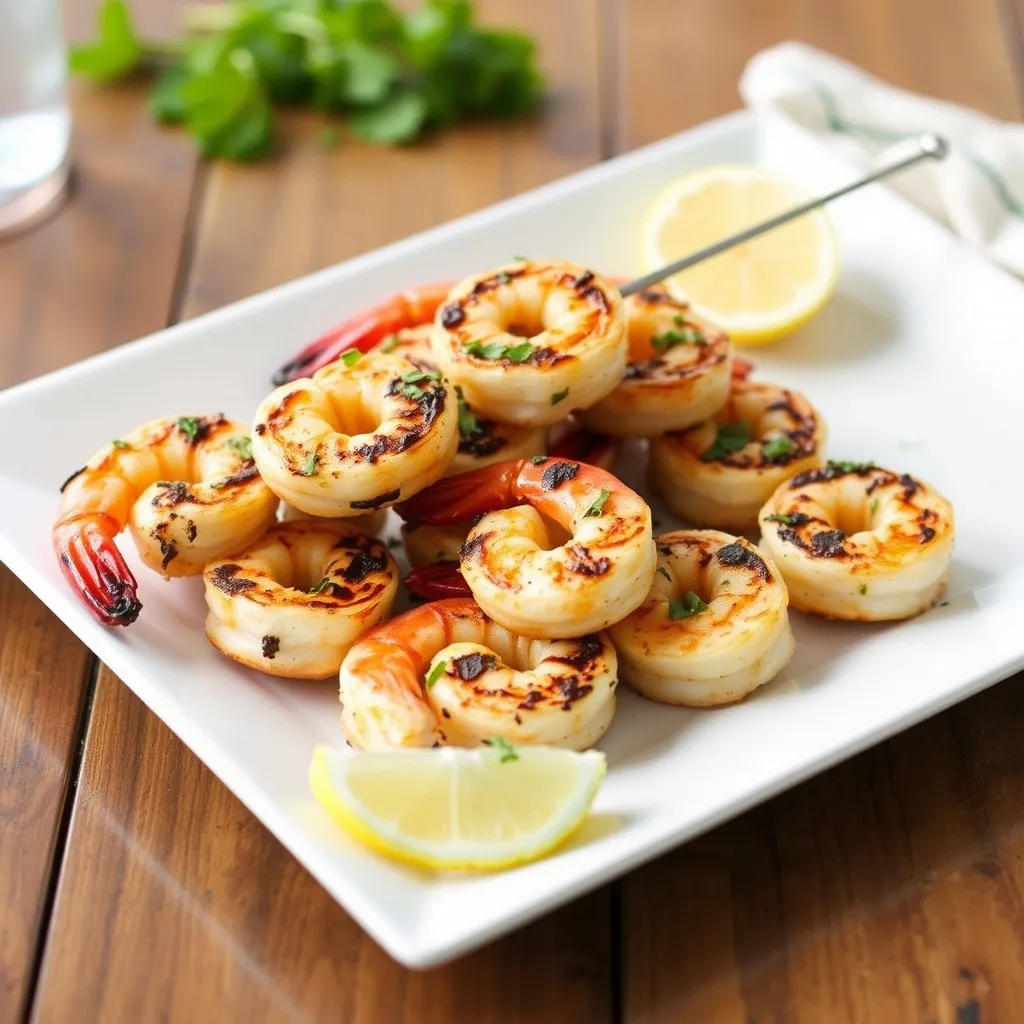 Grilled Lemon Herb Shrimp Skewers1 1