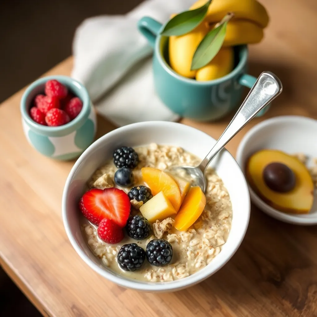 Oatmeal with Fresh Fruits