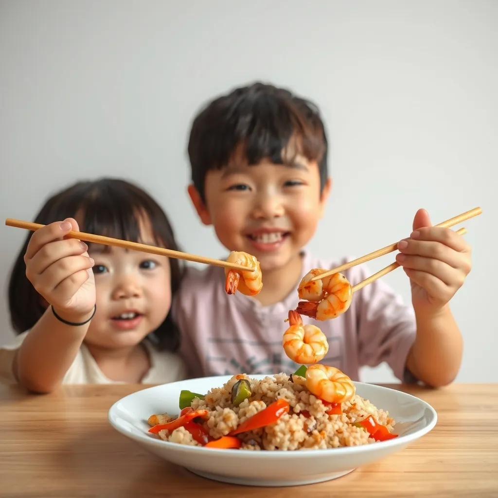 Shrimp Stir fry with Bell Peppers and Brown Rice4 resultat