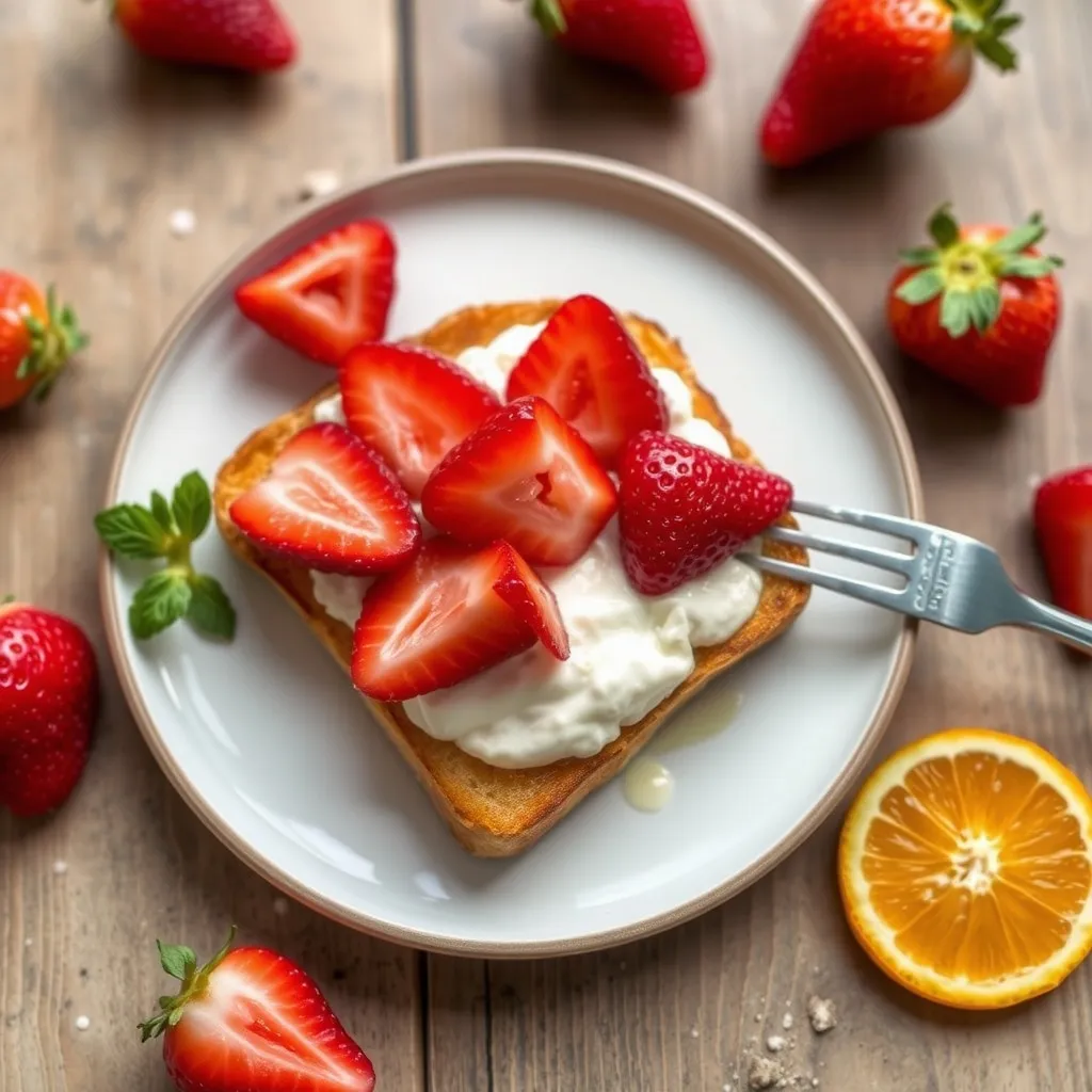 Strawberry Ricotta Toast