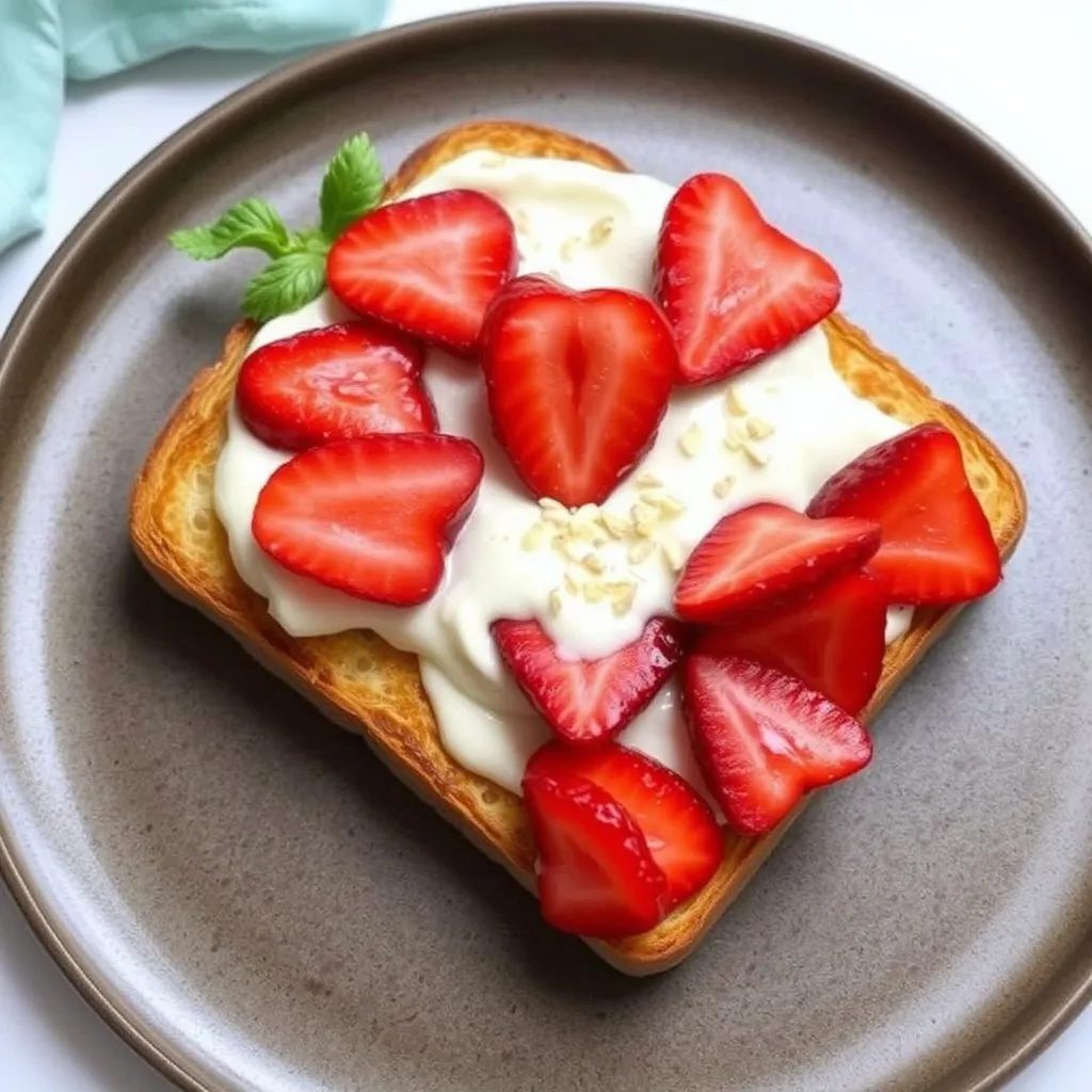 Strawberry Ricotta Toast