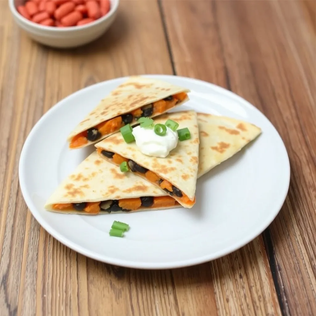 Sweet Potato and Black Bean Quesadilla2