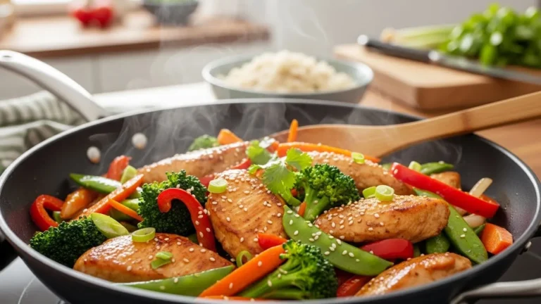 Chicken and Vegetable Stir-Fry Dinner – A Quick & Healthy Meal