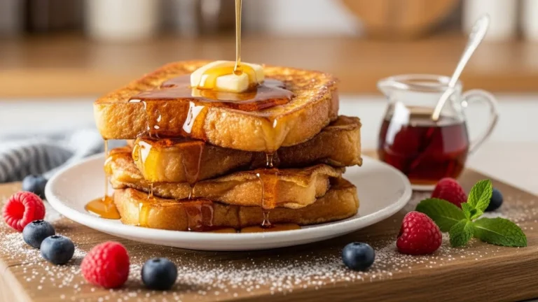 a classic french toast for healthy breakfast