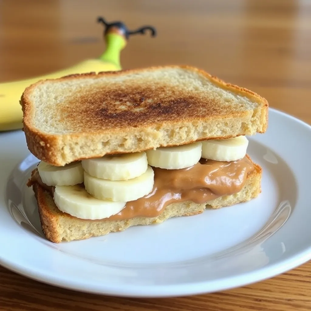 Banana and Nut Butter Sandwich