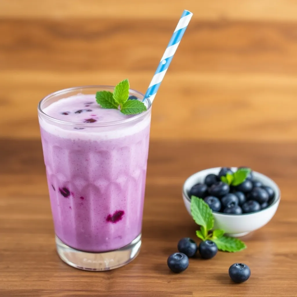 Blueberry Kefir Drink resultat