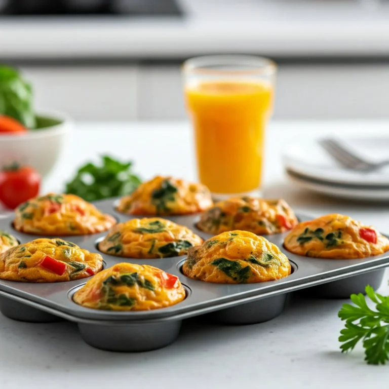 Healthy Egg & Vegetable Muffins Breakfast: A Nutritious Recipe
