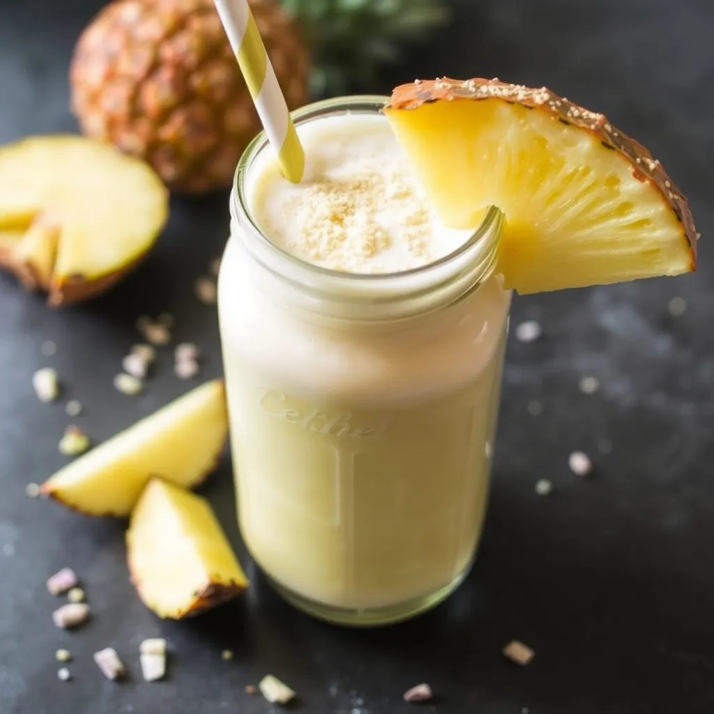 Pineapple Coconut Smoothie resultat