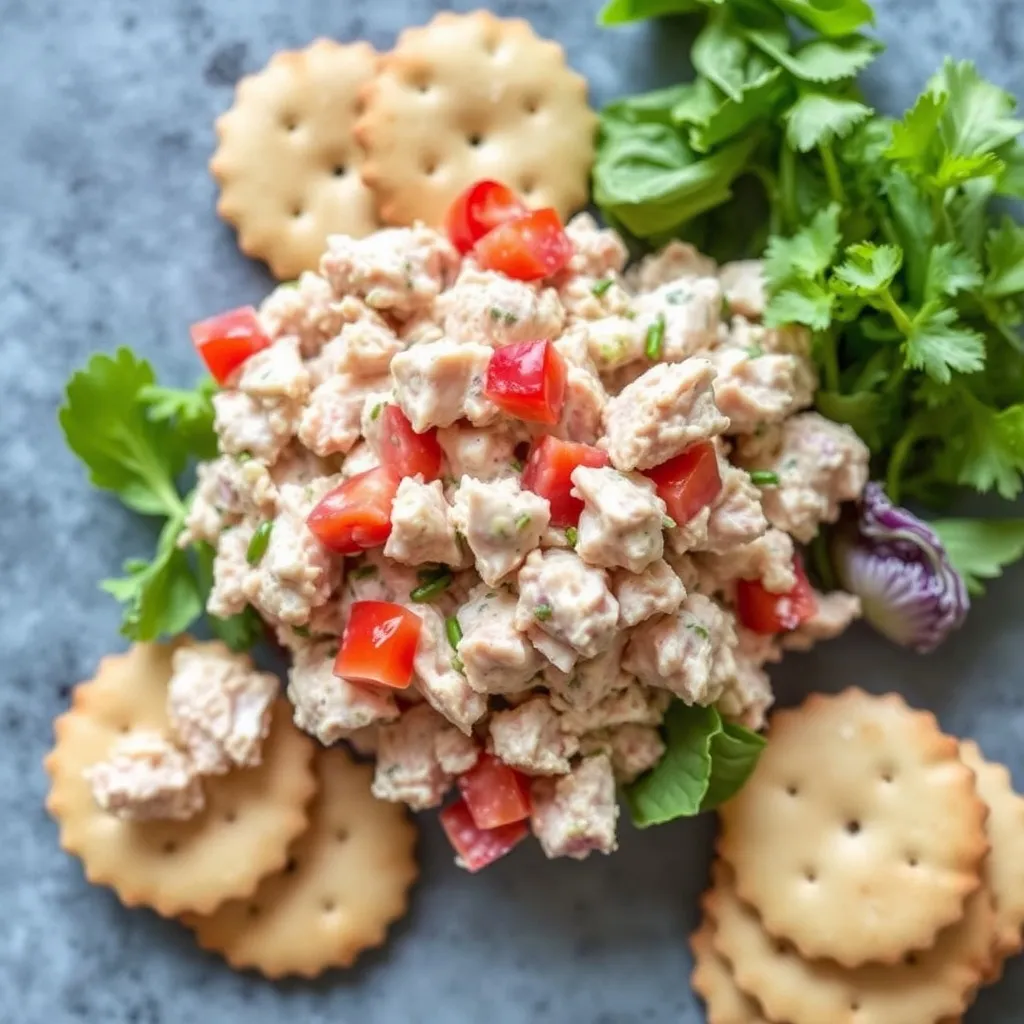 Tuna Salad with Crackers