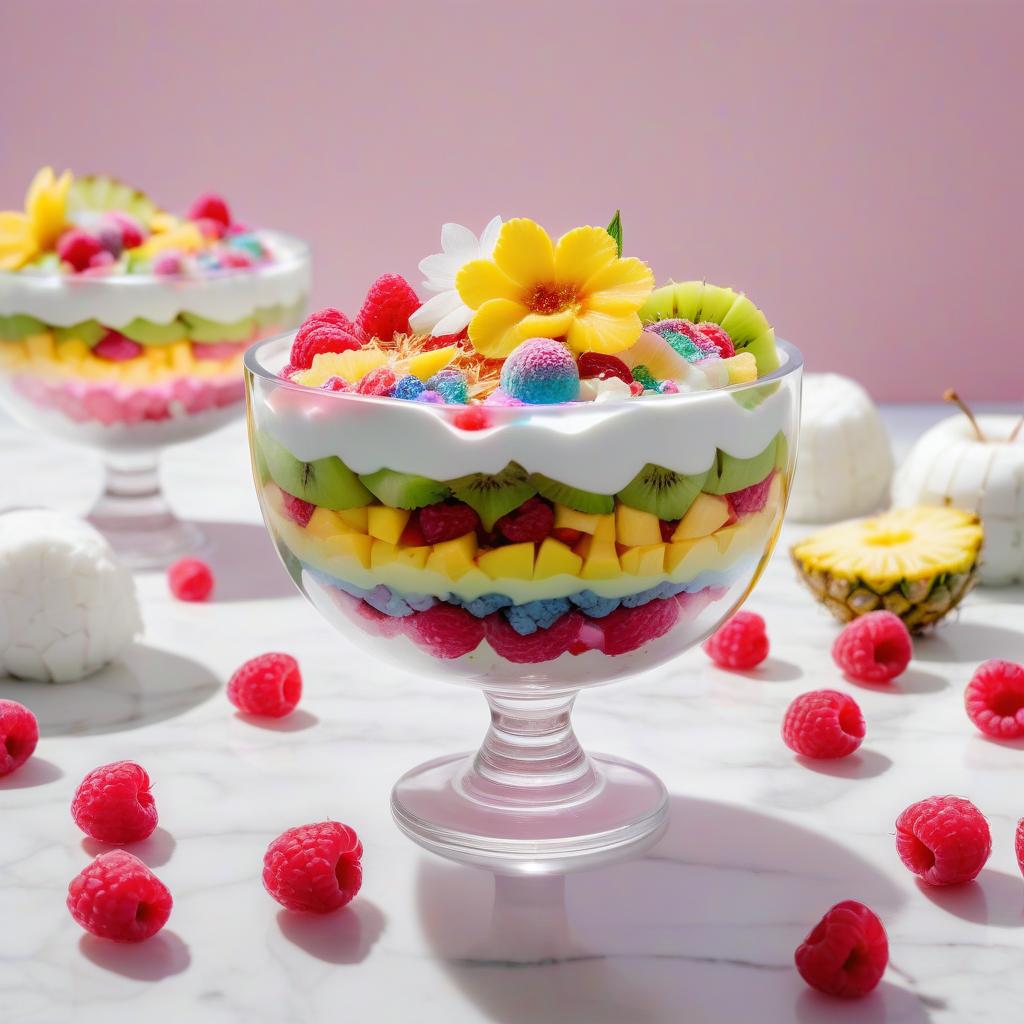 rainbow yogurt parfait 1