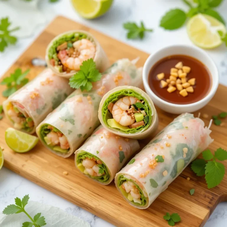 Shrimp and Avocado Summer Rolls : A Kid-Friendly, Healthy Snack in Minutes!