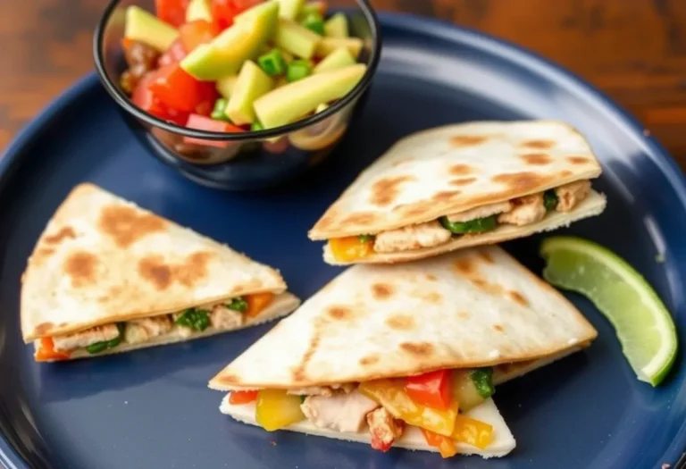 Irresistible Mini Chicken and Veggie Quesadillas: Quick, Healthy, and Kid-Approved Lunch Idea!