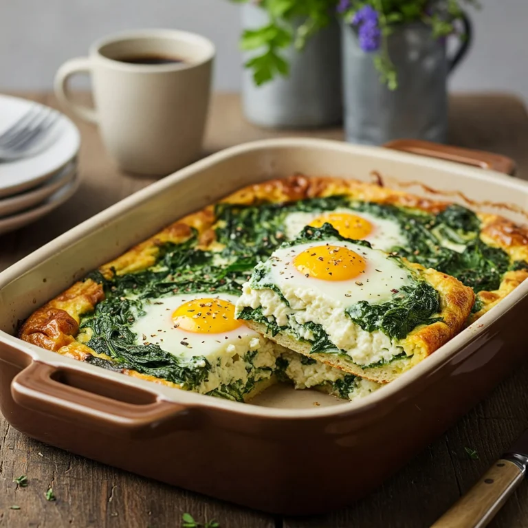 Spinach Florentine Breakfast Casserole: A Nutritious and Delicious Morning Delight