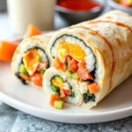 Breakfast Sushi Burrito resultat