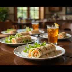 Shrimp and Avocado Summer Rolls resultat
