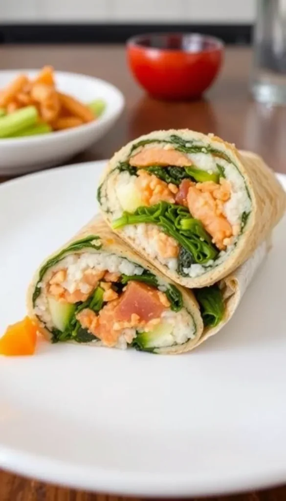 Sushi burrito : Vegetarian Burrito