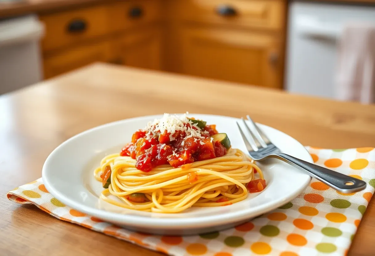 Hidden Veggies Spaghetti resultat
