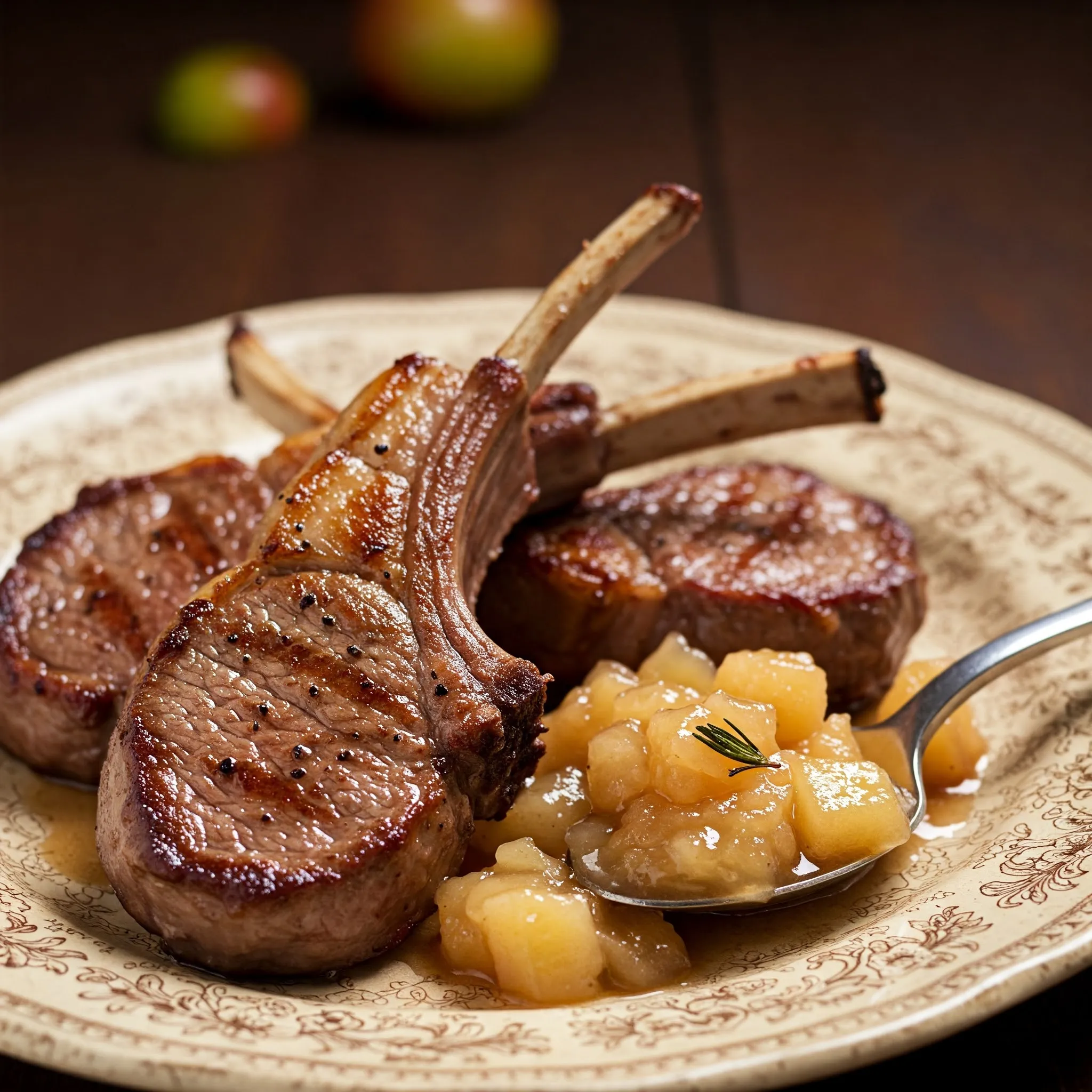 Lamb Chops with Apple Sauce resultat 2