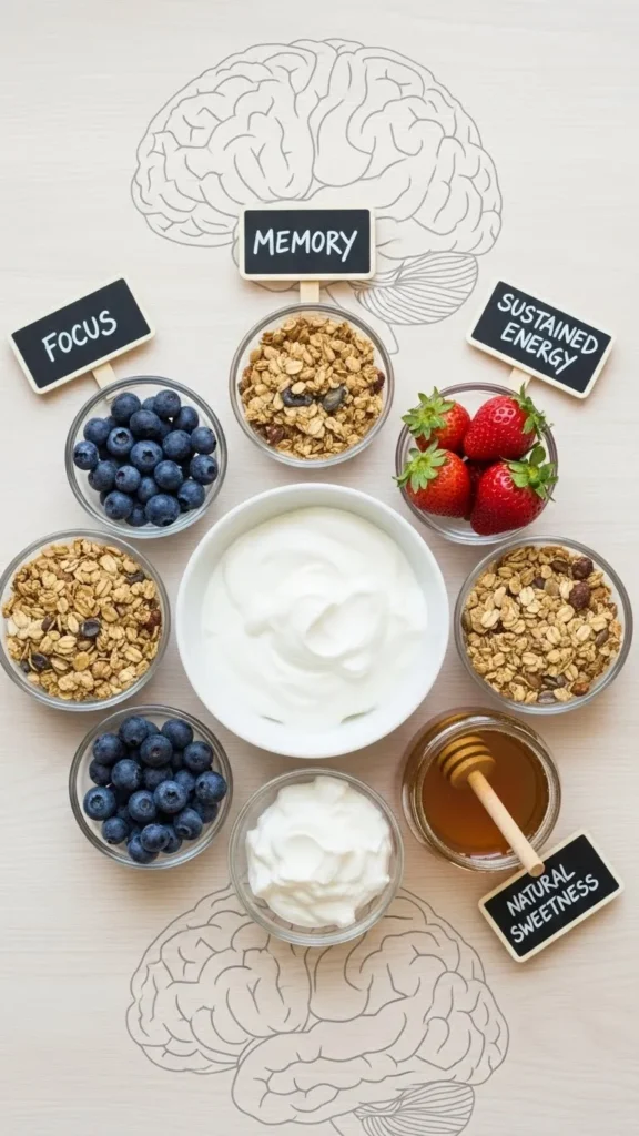 brain-boosting-yogurt-parfait-ingredients-cognitive-benefits-memory-focus-brain-food